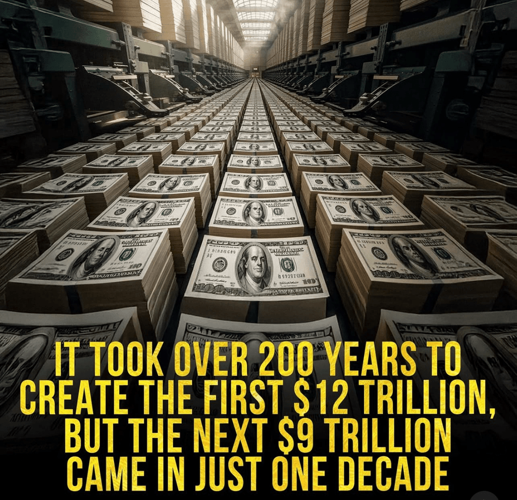 200 years vs a decade monetary debasement
